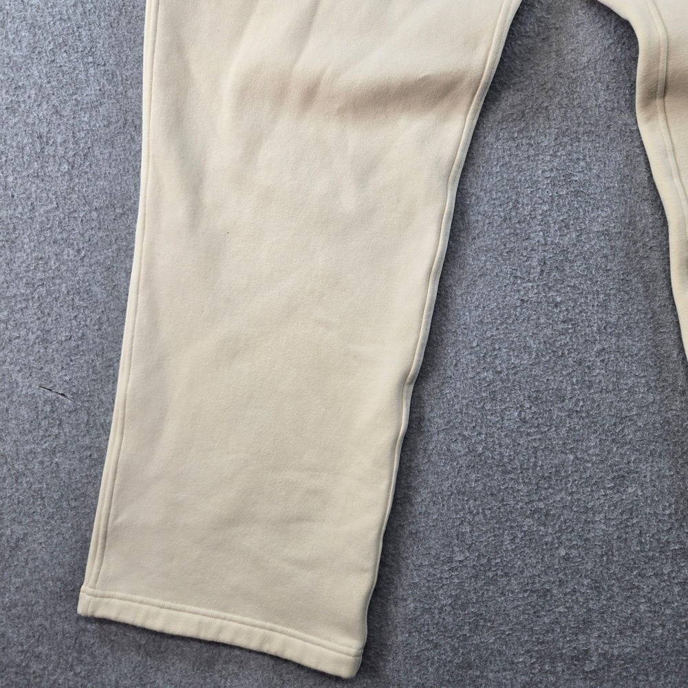 Lululemon Sweatpants Womens 16 White Relaxed Drawstring Pockets Fleece Yoga - Picture 4 of 16